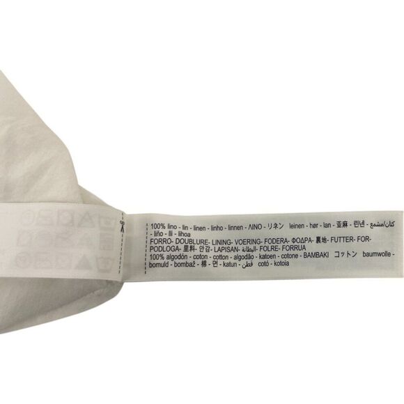 Massimo Dutti Womens Maxi Dress Linen Medium M Beige Marl 6620/620 NWD - Picture 11 of 16